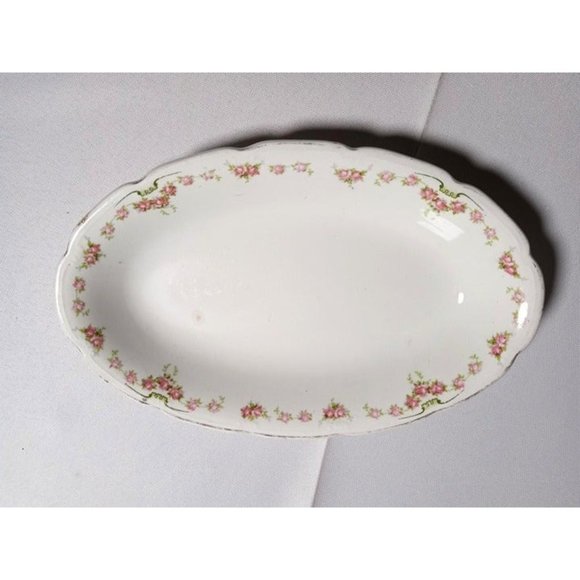 W.H. Grindley and Co. ENGLAND Rosemary Platter 9" Long (9a3) - Picture 1 of 6